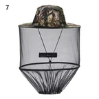 Mosquito Head Net Hat – Sun Protection Mesh Veil for Outdoor Fishing Hiking