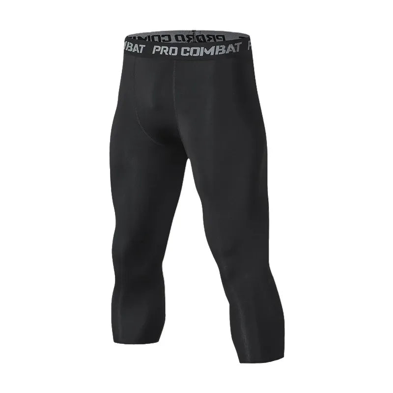 Mens Compression Tights – Moisture Wicking Baselayer for Athletic Workout