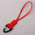 Braided Paracord Keychain – 20cm Military Nylon Lanyard for Outdoor Gear