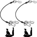 Chew-Proof Dog Car Harness – Durable Safety Seat Belt for Travel