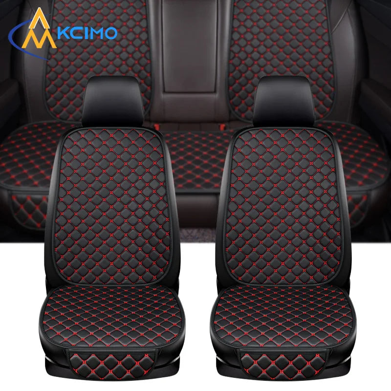 Universal PU Leather Car Seat Cover – Minimalist Soft Cushion for Auto Interior
