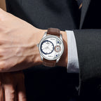 Minimalist Quartz Watch – Luxury Double Strap Set for Business Gift
