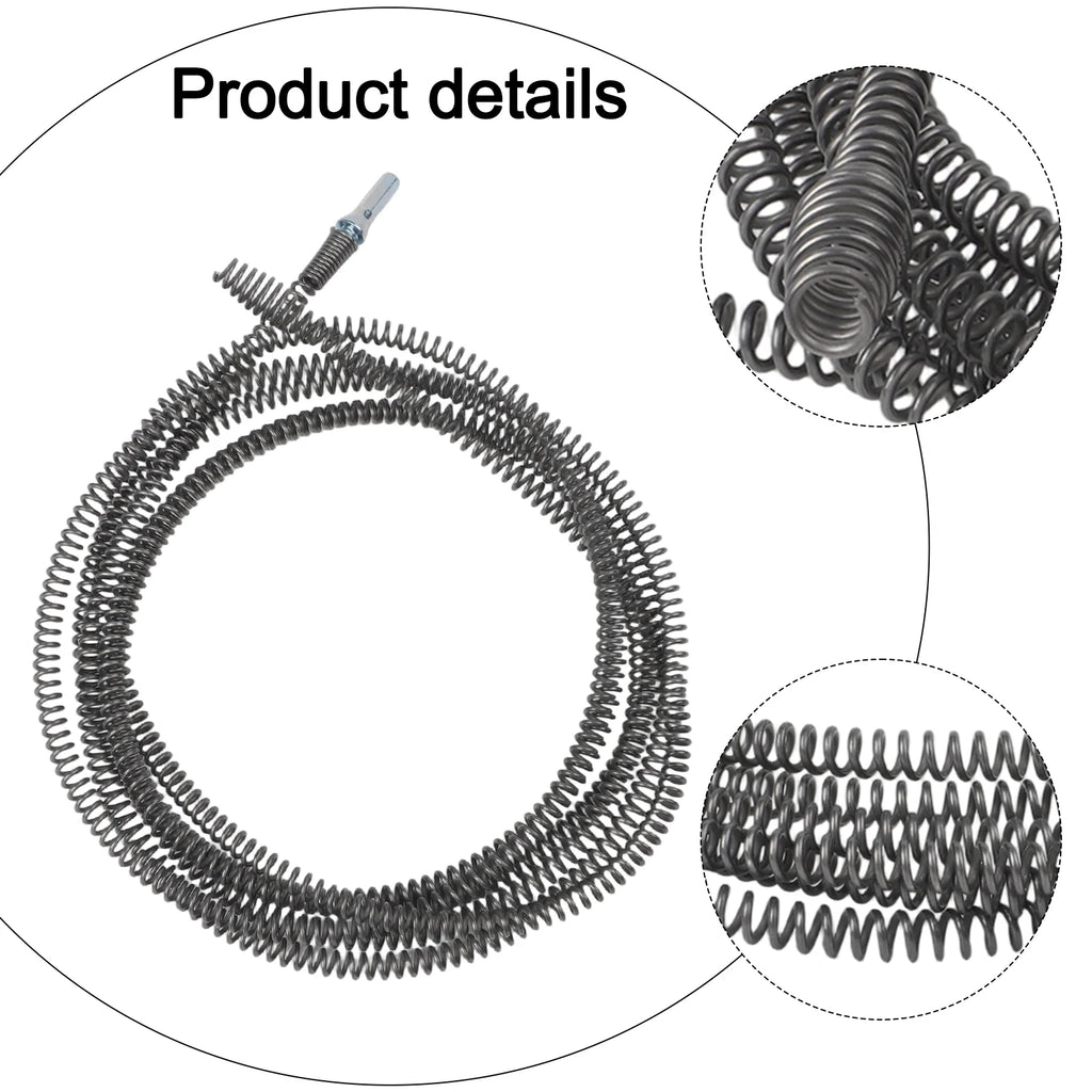 Drain Clog Remover Spring Drill Connector for Pipe Blockage – Kairo ...