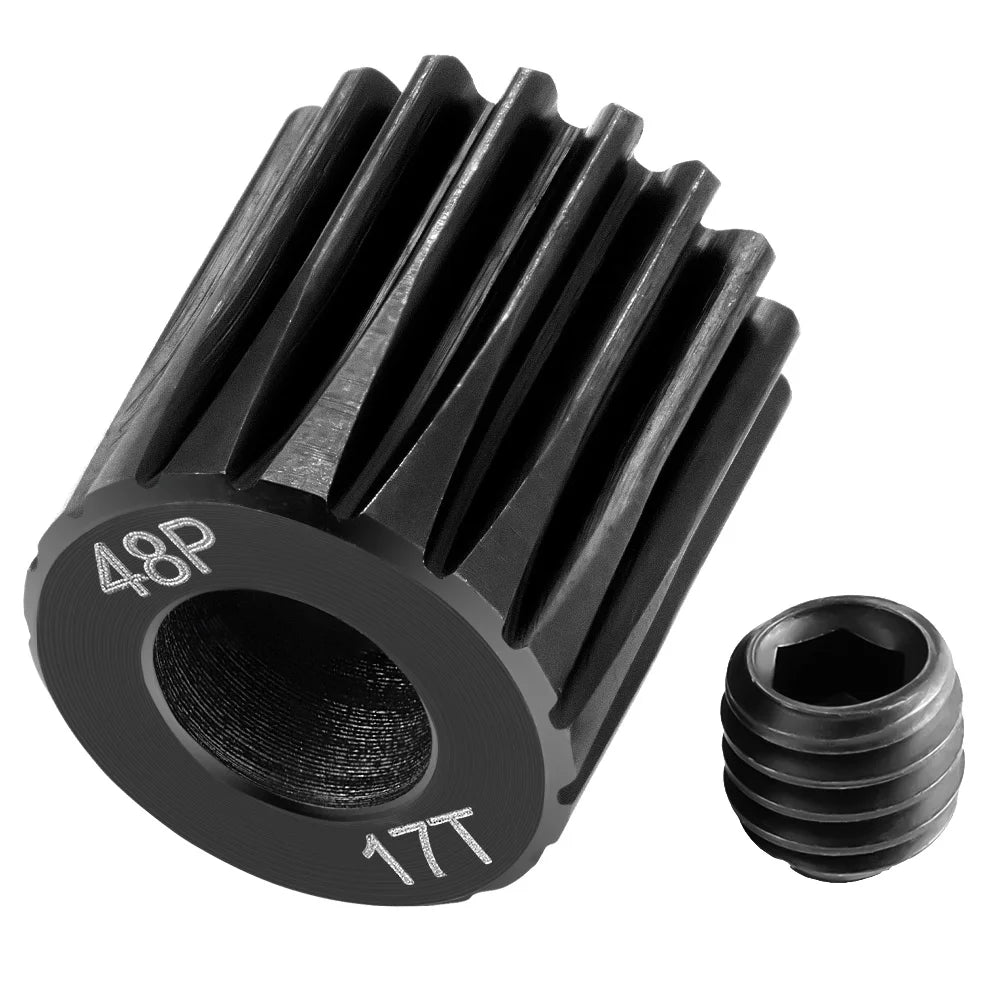 Steel Pinion Gear 17-45T for 5mm Shaft RC Buggy and Crawler