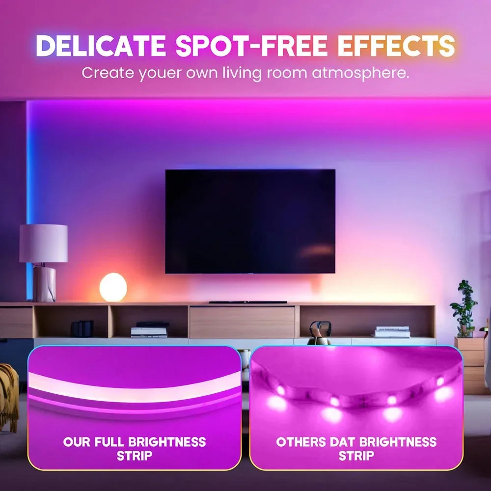 Bluetooth LED RGB Neon Strip – Waterproof Flexible Lights for Outdoor Pool Decor