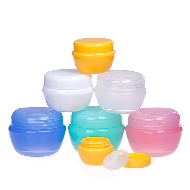 Mushroom Shape Cosmetic Jars – Refillable Travel Containers for Skincare