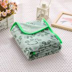 Fluffy Cartoon Pet Blanket – Warm Soft Mat for Dogs and Cats
