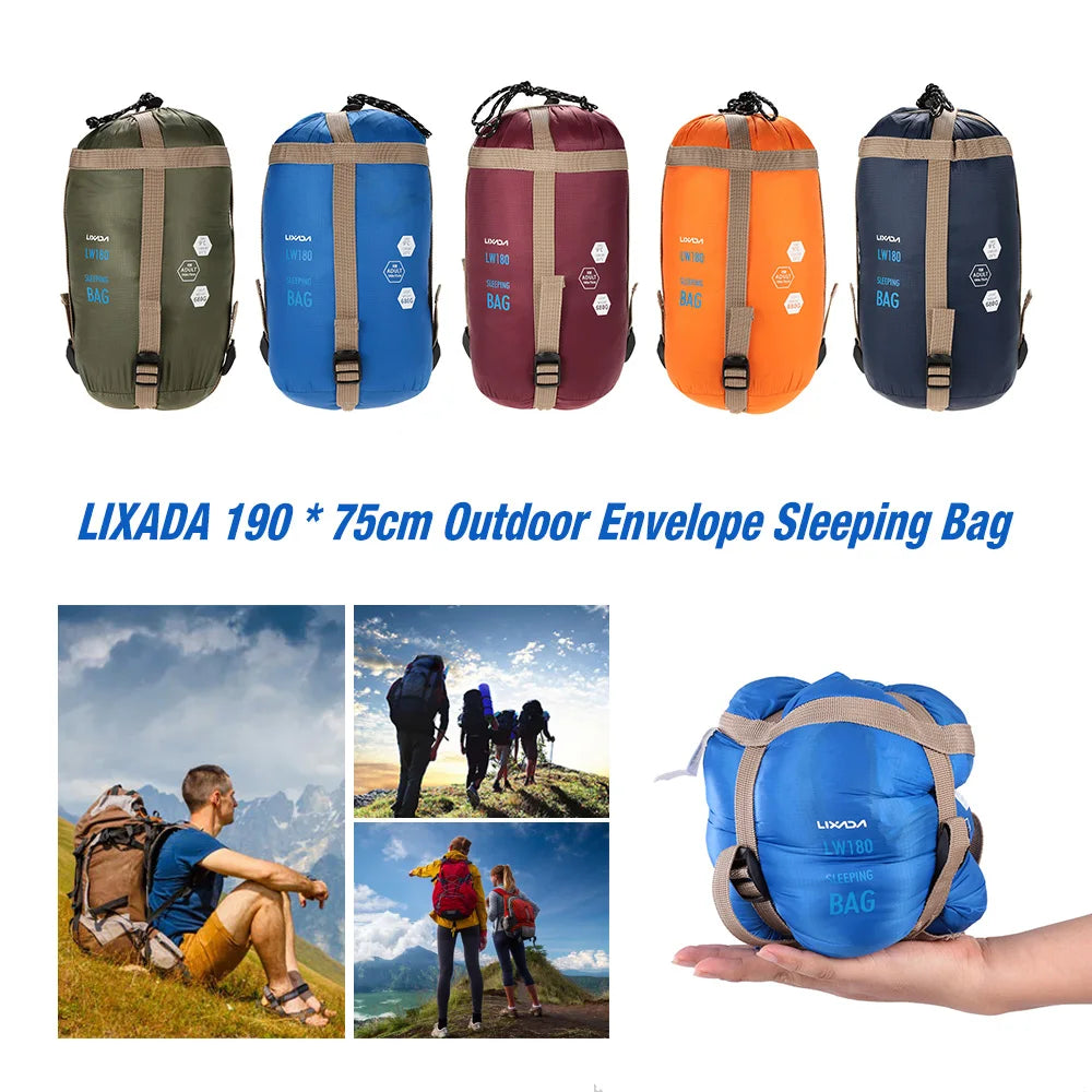 Ultralight Envelope Sleeping Bag – Compact Portable Gear for Camping Travel