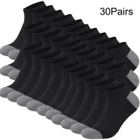 Color Block Boat Socks – Breathable Low Cut Ankle Socks for Men