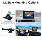 10 Inch 4K Dash Cam – Wireless Carplay GPS Navigator for Vehicle Dashboard