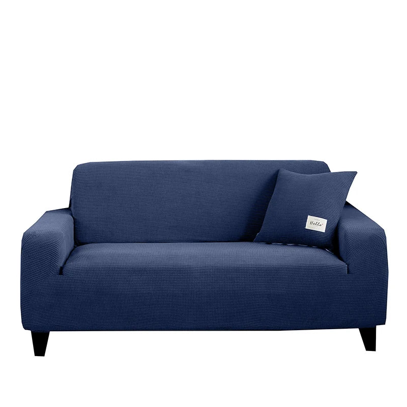 Jacquard Stretch Sofa Cover – Elastic Slipcover for L Shape and Standard Couches