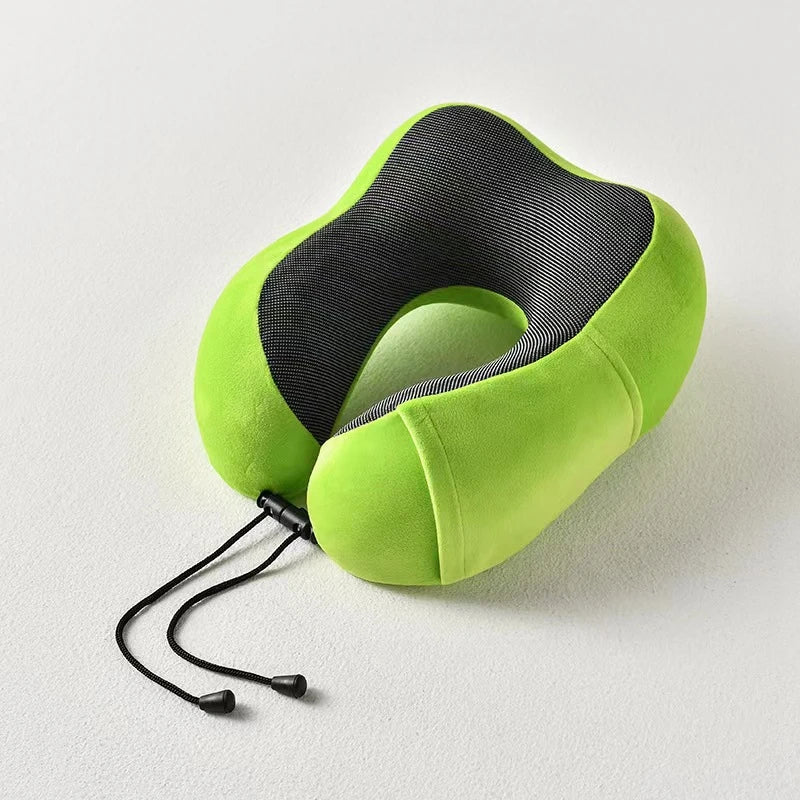 U-Shaped Memory Foam Neck Pillow – Cervical Orthopedic Support for Travel