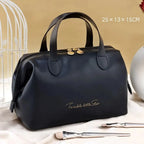 Large PU Travel Cosmetic Bag – Waterproof Toiletry Organizer for Makeup