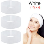 Disposable Non-Woven Facial Headbands – Soft Skincare Wraps for Beauty Salons