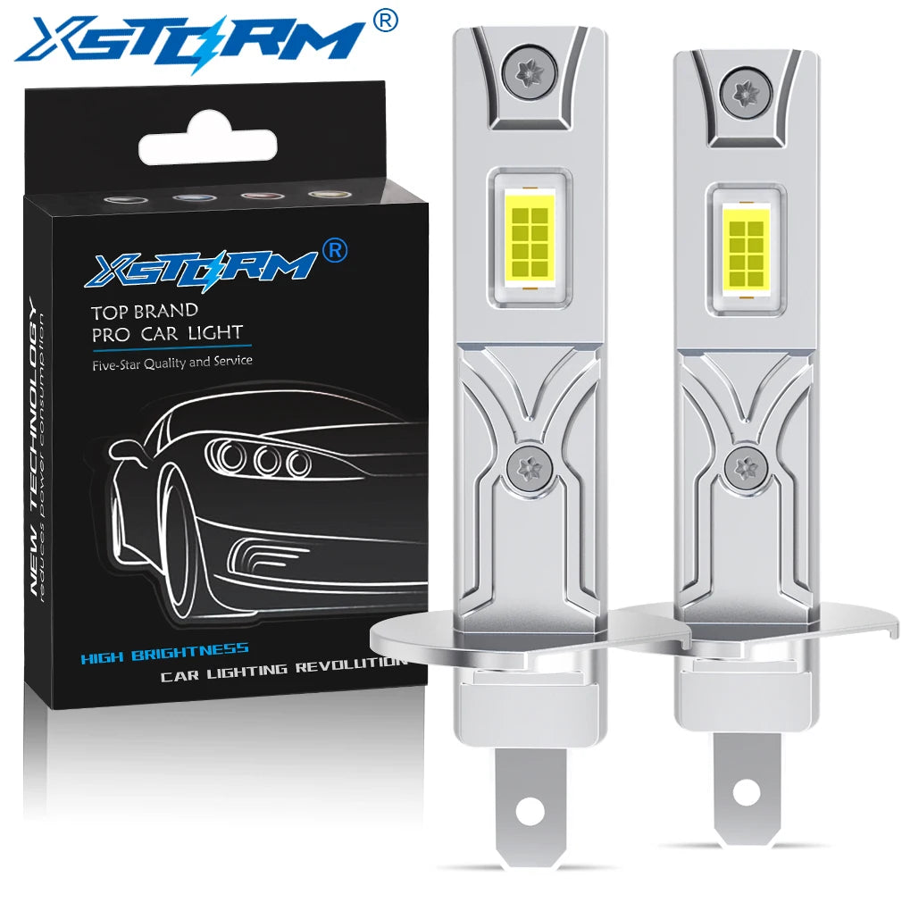H1 LED Headlight Bulbs – 150W High Power Fog Lamps for Automotive Driving
