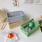 Foldable Storage Crate – Collapsible Organizer for Toys and Desk Supplies
