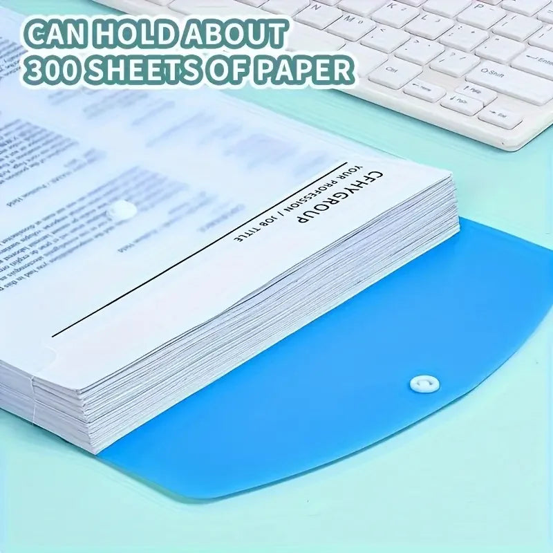 A4 File Folders – 11-Ring Durable PP Organizer for School Office and Home