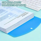 A4 File Folders – 11-Ring Durable PP Organizer for School Office and Home