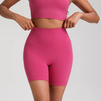 Compression Yoga Shorts – Moisture-Wicking Leggings for Gym and Cycling