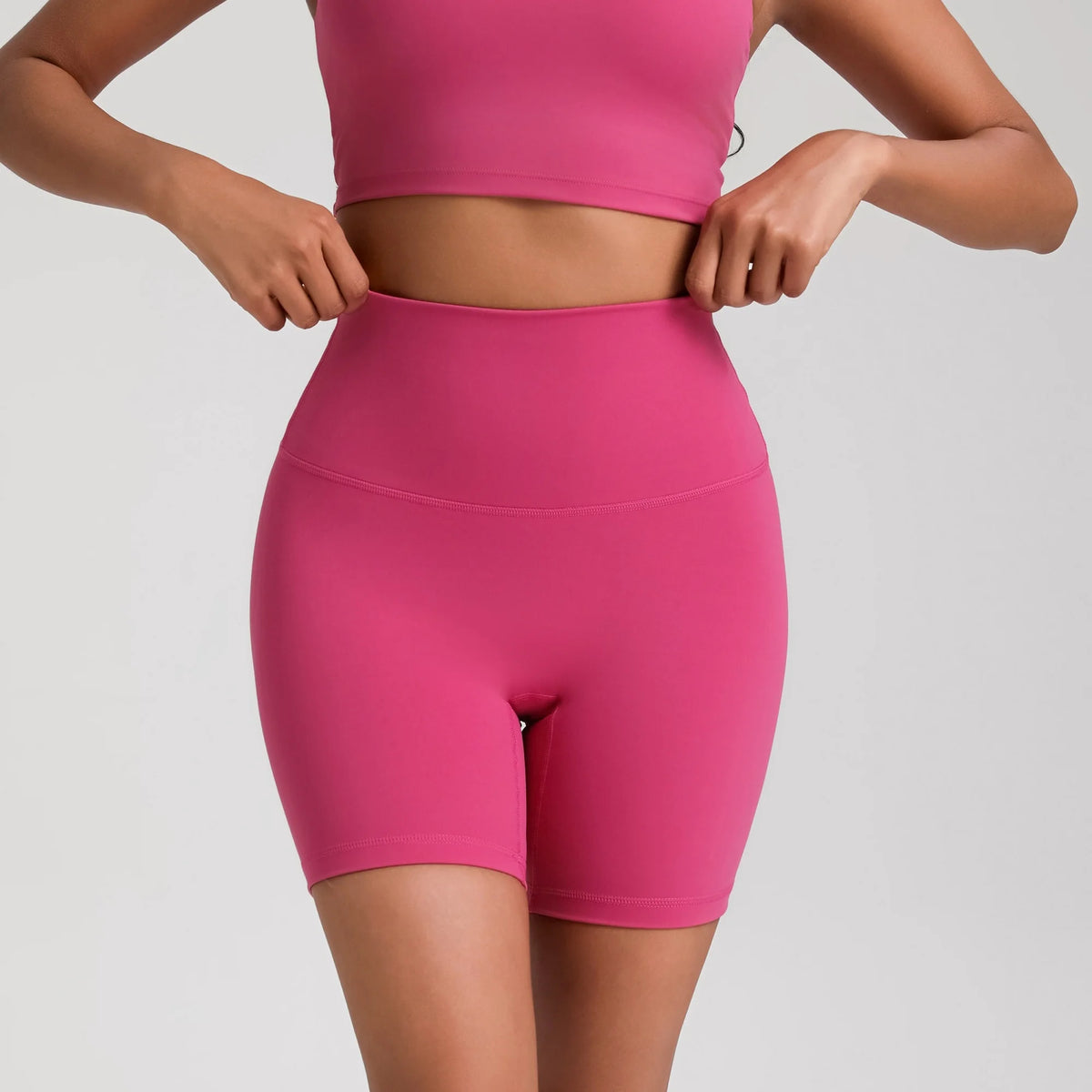 Compression Yoga Shorts – Moisture-Wicking Leggings for Gym and Cycling