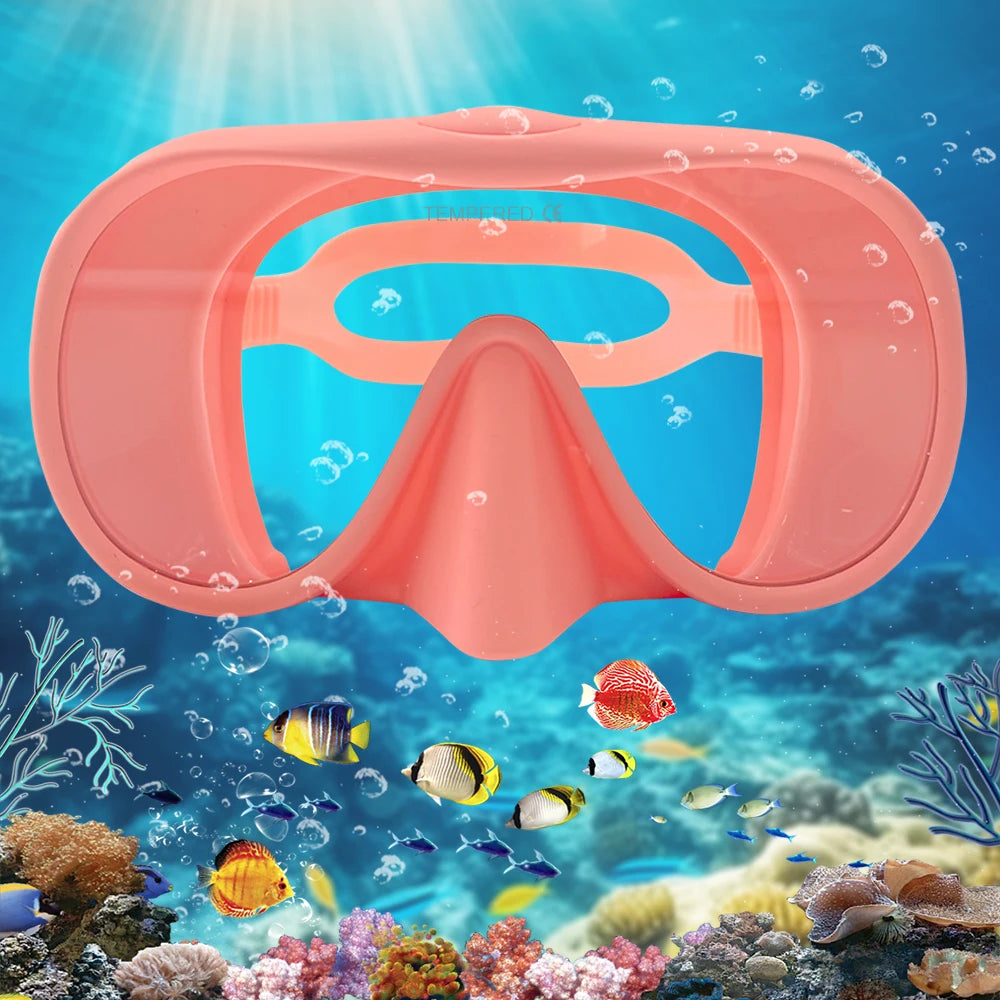 Full Face Snorkel Mask – Anti-Fog Panoramic Diving Goggles for Underwater Swimming