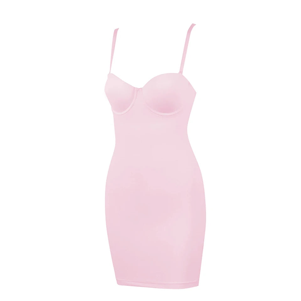 Full Length Shapewear Slip – Nude Body Shaper for Under Dresses