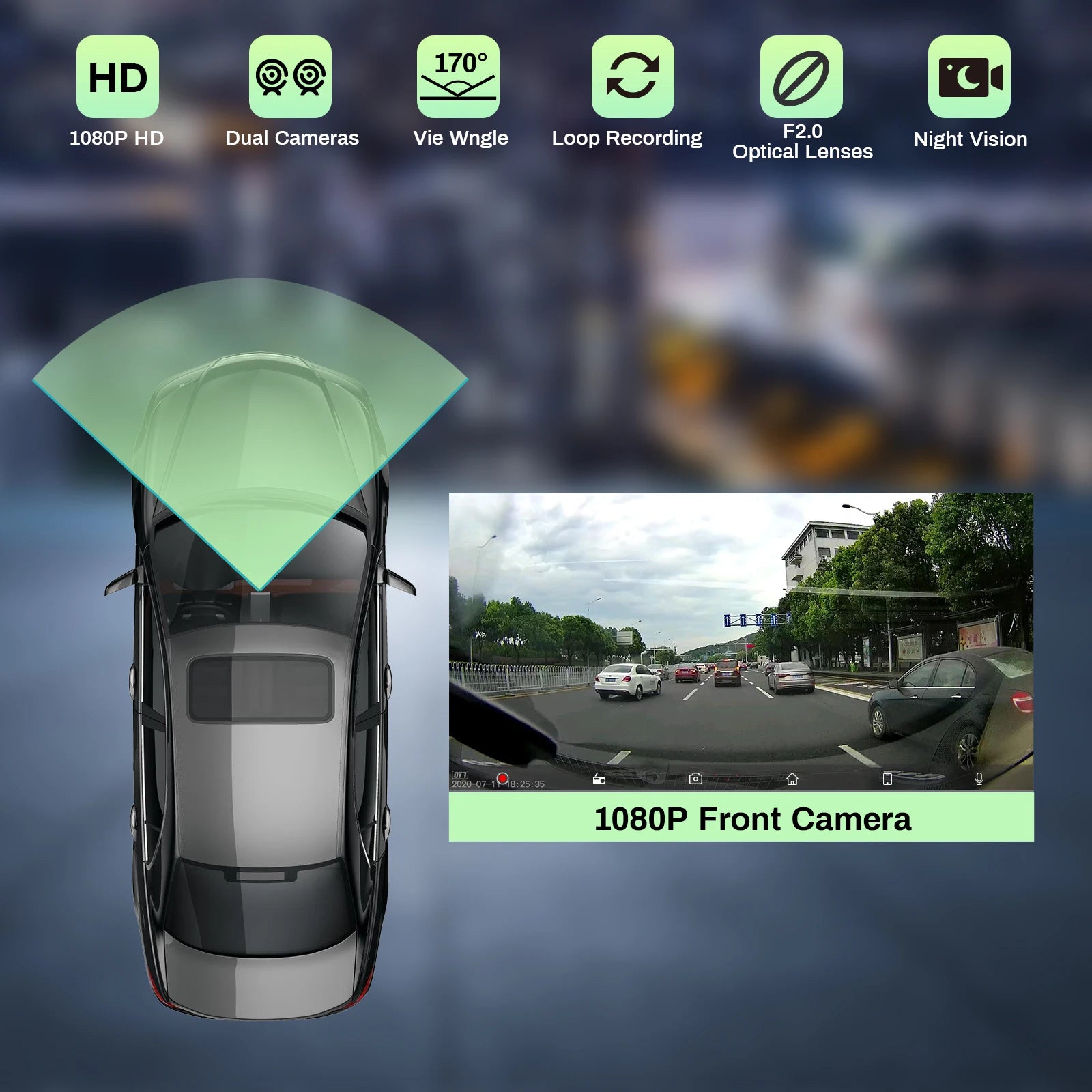 11-Inch Portable Carplay Screen – Wireless Apple CarPlay for Car Dashboards