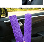 Plush Seat Belt Shoulder Covers – Soft Comfort Pads for Car Interior
