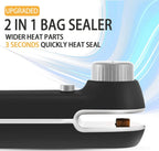 USB Rechargeable Mini Heat Sealer – Portable Handheld Plastic Bag Resealer