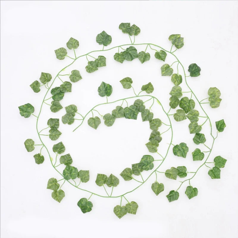 Artificial Green Dill Leaf Vine – 2m Hanging Garland for Wedding Decor