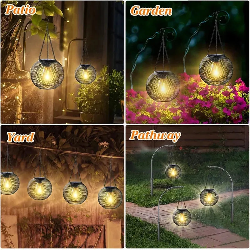 Waterproof Solar Lantern – Decorative Hanging Lights for Outdoor Garden Patio