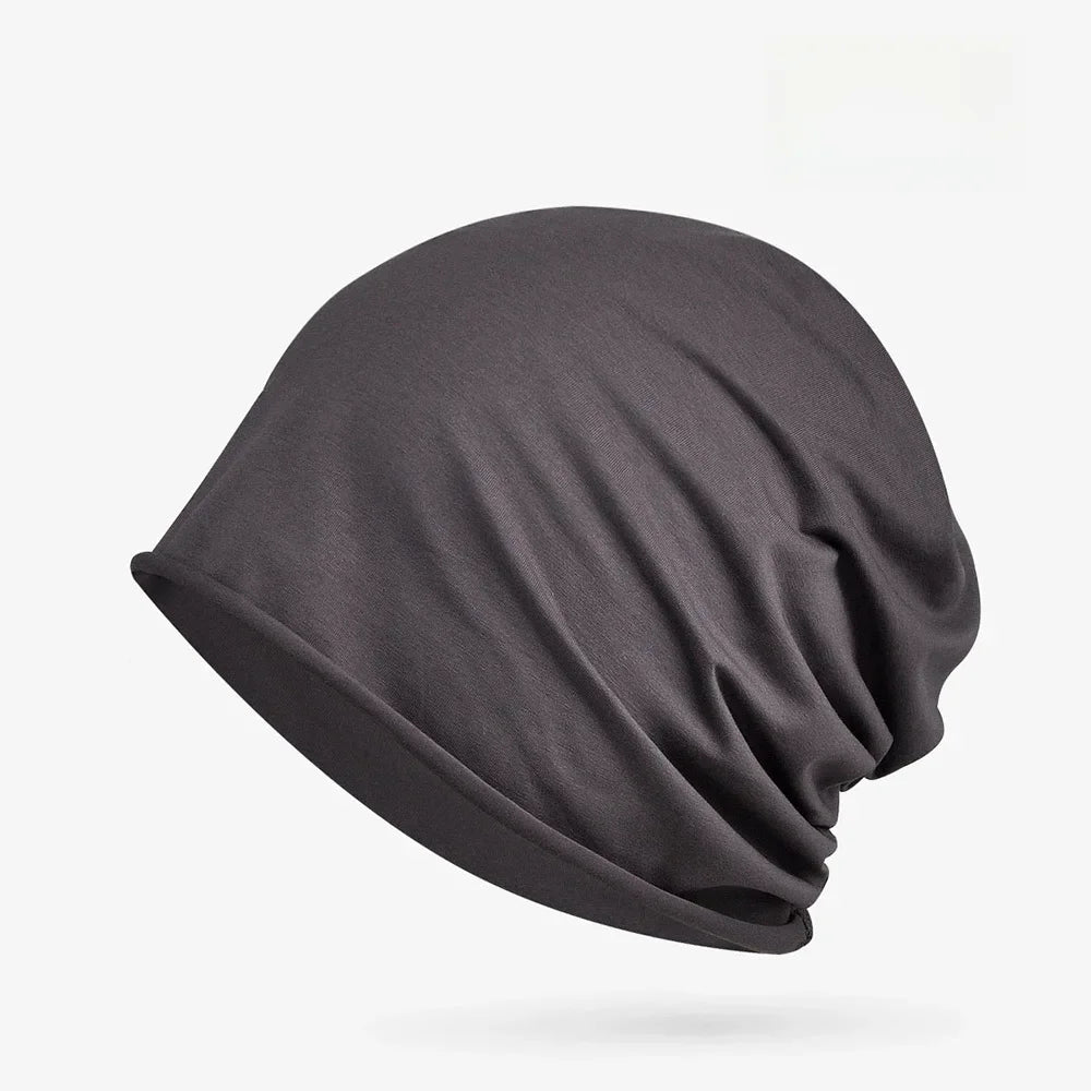 Cotton Sleep Cap – Breathable Unisex Headscarf for Nightwear and Hair Loss