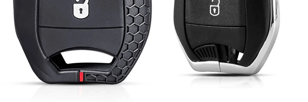 Silicone Car Key Fob Cover – Protective Remote Case for Peugeot and Citroen