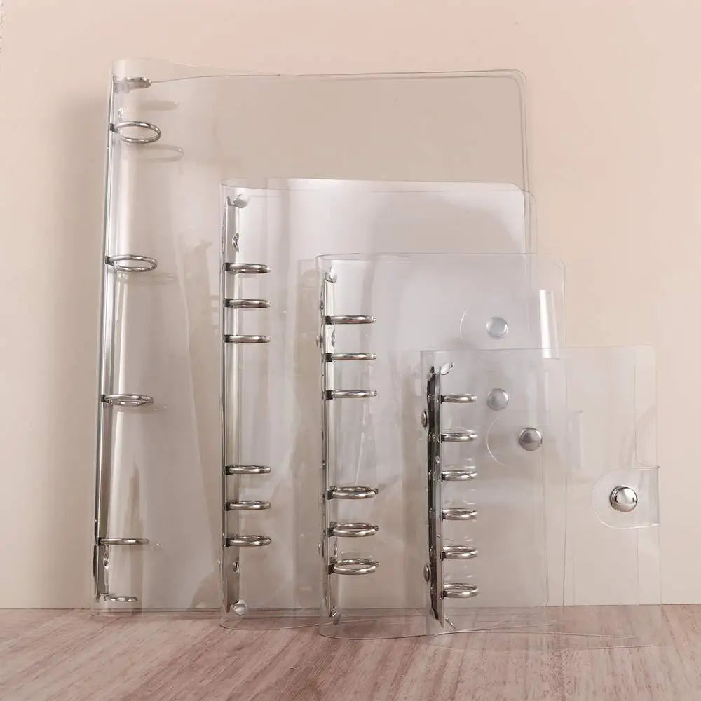 Transparent Loose Leaf Ring Binder – A4-A7 Planner for School and Office