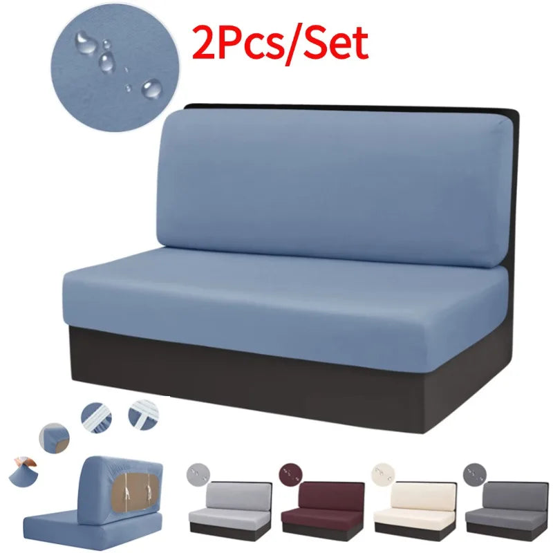 Jacquard RV Dinette Cushion Covers – Stretch Fabric for Camper Seat Protection