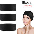 Disposable Non-Woven Facial Headbands – Soft Skincare Wraps for Beauty Salons
