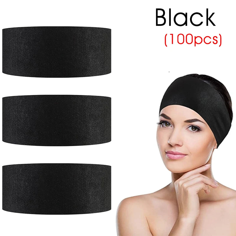 Disposable Non-Woven Facial Headbands – Soft Skincare Wraps for Beauty Salons