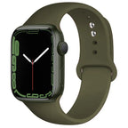 Silicone Apple Watch Sport Band – Adjustable Strap for Series 1-11 and Ultra