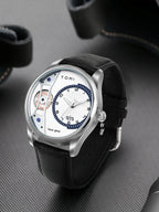 Minimalist Quartz Watch – Luxury Double Strap Set for Business Gift