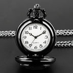 Vintage Dragon Pocket Watch – Quartz Necklace Pendant for Men and Kids