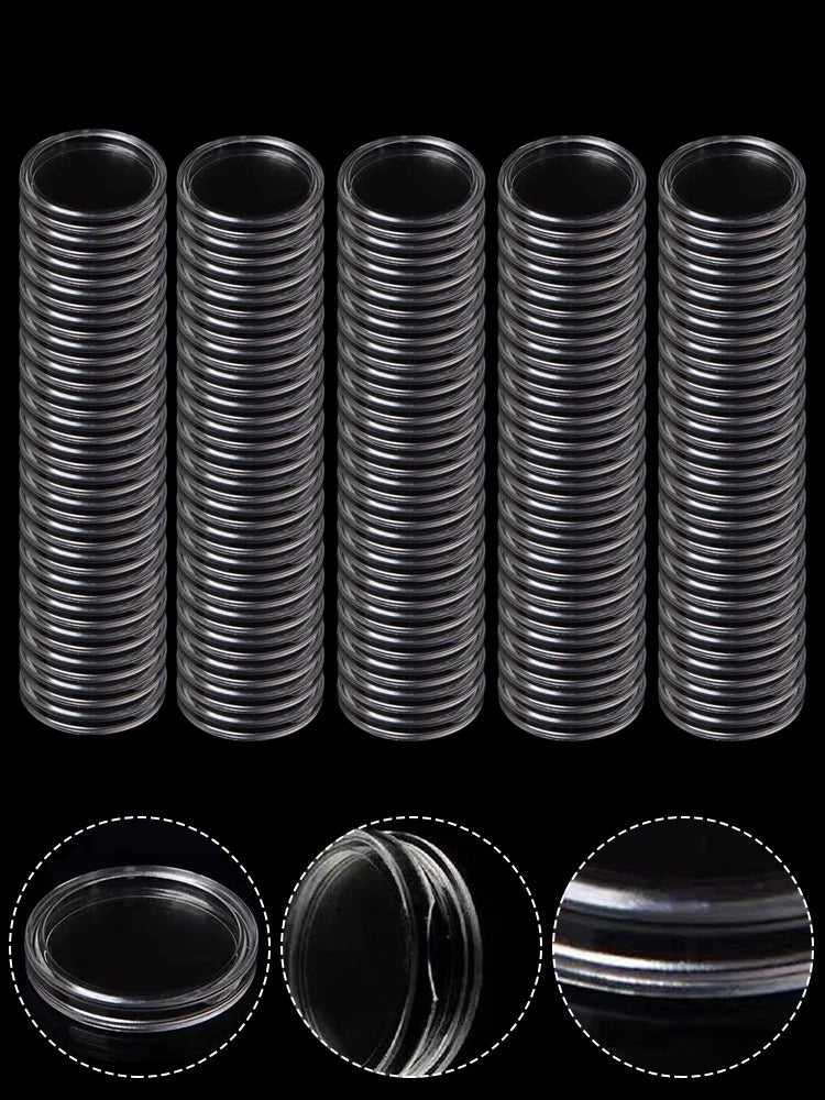 Clear Coin Capsules – 40mm Protective Storage Case for Numismatic Collection