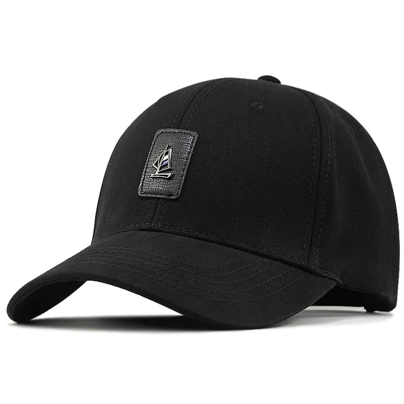 Oversized Cotton Baseball Cap – Adjustable Large Fit for Men and Women