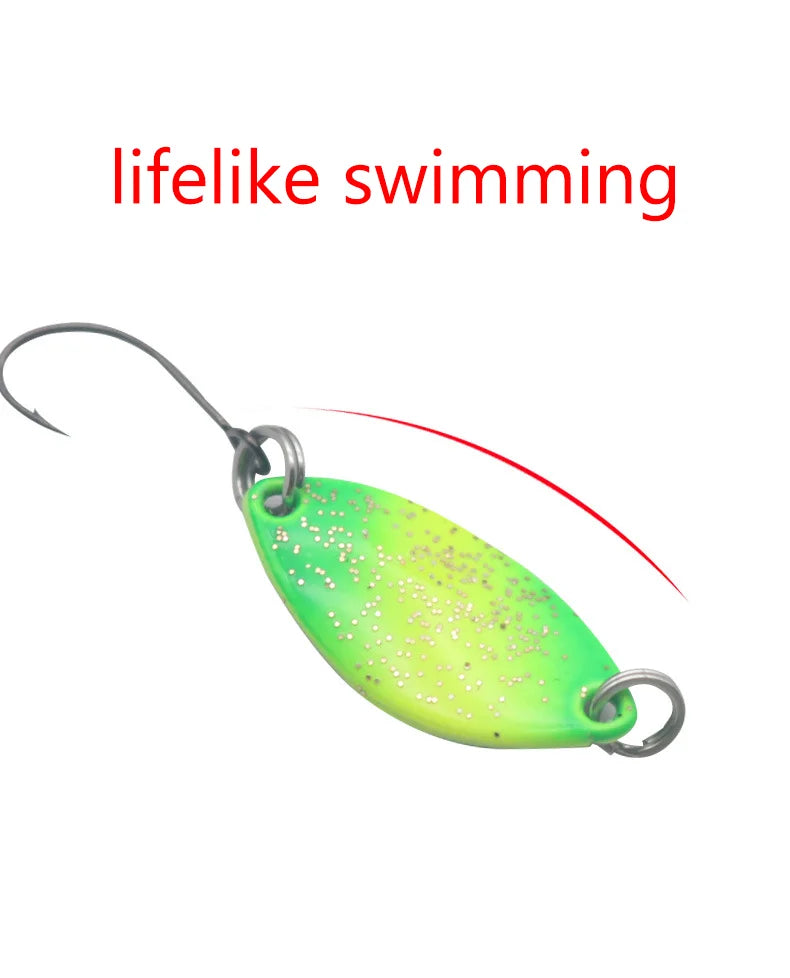 Colorful Spoon Fishing Lures – Lightweight Metal Baits for Trout and Bass