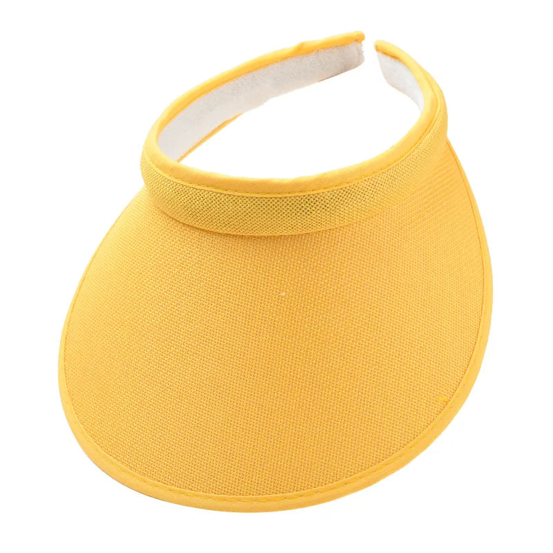 Wide Brim Sun Visor Hat – UV Protection for Outdoor Sports and Beach