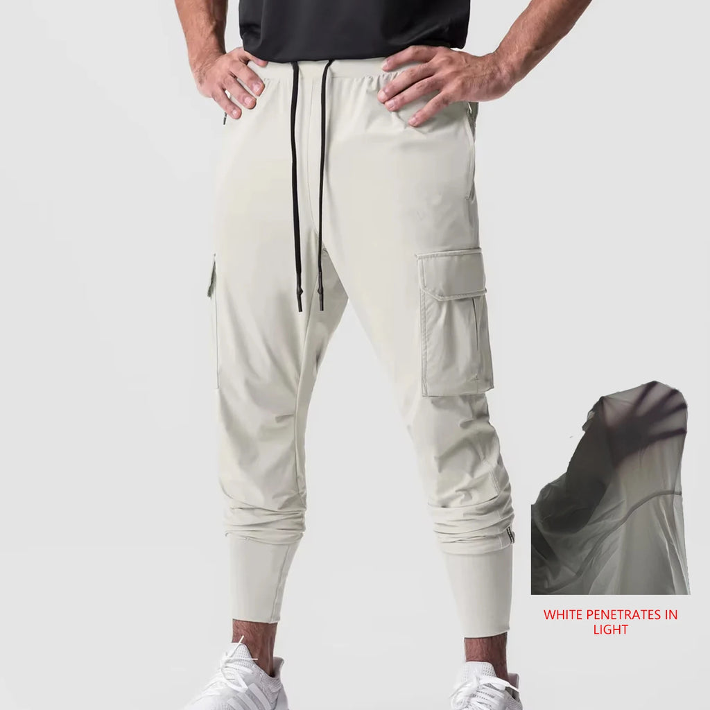 Camouflage Fitness Trousers – Stretchy Quick-Dry Pants for Running and Gym