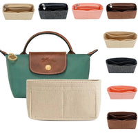 Felt Handbag Organizer – Liner Insert for Longchamp Small Tote Bags