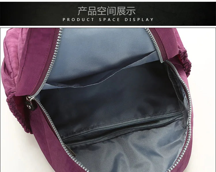 Mini Oxford Cloth Backpack – Small Shoulder Purse for Outdoor Travel