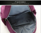Mini Oxford Cloth Backpack – Small Shoulder Purse for Outdoor Travel