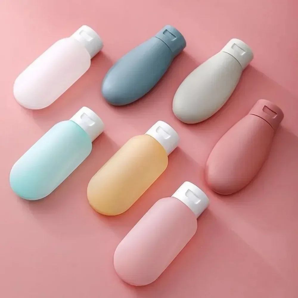 Refillable Travel Bottle Set – 60ml Squeeze Tubes for Cosmetic Toiletries