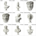 Mini Greek Mythology Bust – Plaster Sculpture for Art Drawing Practice
